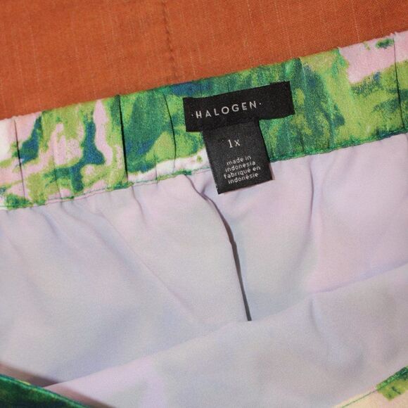 NEW Halogen Multicolor Floral Midi Skirts Women's Size 1X - Picture 7 of 9